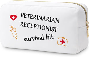Veterinarian Gift Makeup Bag Cosmetic Pouch for Vet Techs â Thank You Gift