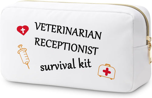 Veterinarian Gift Makeup Bag Cosmetic Pouch for Vet Techs â Thank You Gift