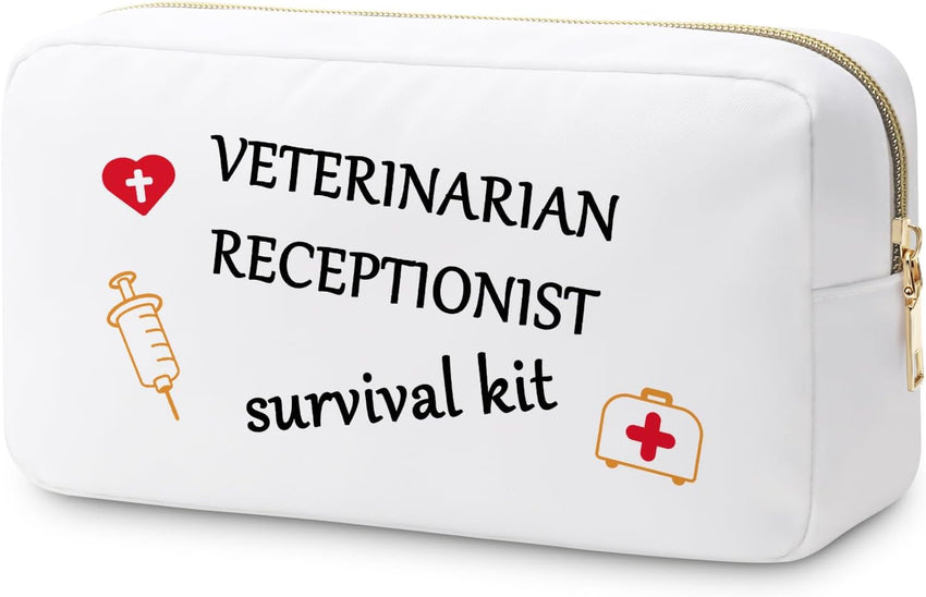 Veterinarian Gift Makeup Bag Cosmetic Pouch for Vet Techs â Thank You Gift