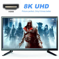 NFHK HDMI Male to HDMI 2.1 Female Flat Horizontal 90 Degree Right Angled UHD Extension Adapter Support 8K 60hz HDTV