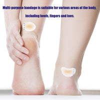 Hydrocolloid Blister Plaster Gel Dressing Invisible Heel Toe Pad 24Pcs