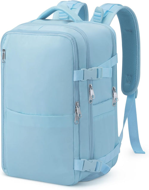 Samfolk Underseat Cabin Bag 40x20x25 12 Pockets Separate Shoe Pocket Anti-Theft Pockets â Blue