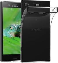 MaiJin Case for Sony Xperia XZ1 Compact (4.6 inch) Soft TPU Rubber Gel Bumper Transparent Back Cover