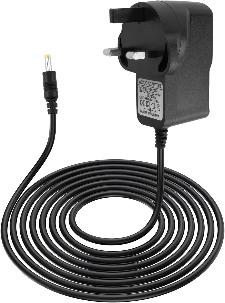 6V Charger for Omron Blood Pressure Monitor M2 M3 M4 M6 M7 X3 Comfort X2 Basic X2 Smart X7 Smart, 6V UK Charger Power Adapter for Omron Upper Arm Blood Pressure Monitors M500 M400 M10-IT