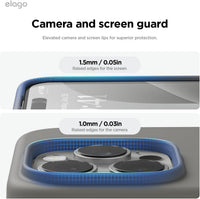 elago Compatible with iPhone 16 Pro Case, Premium Liquid Silicone Case, Full Body Protective Cover, Shockproof, Slim Phone Case, Anti-Scratch Soft Microfiber Lining, 6.3 inch (Medium Grey)