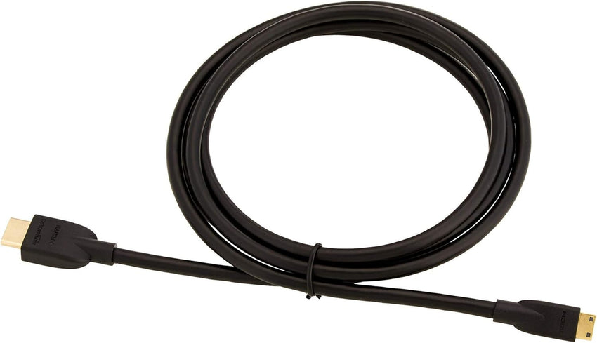 Amazon Basics High Speed Mini HDMI (Source) to HDMI (Display) Cable, 1.8 m, Black