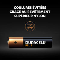 DURACELL Plus AAA Batteries (24 Pack) - Alkaline Batteries 1.5V - Up to 100% Extra Life with POWER BOOST Actives- Reliability For Everyday Devices - 0% Plastic Packaging - 10-Year Storage-LR03 MN2400