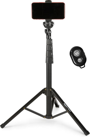 Amazon Basics Extendable Phone Tripod READ DESC & Selfie Stick 162cm/64inch, Black