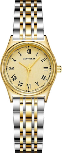 Ladies Stainless Steel Dress Watch Roman Numerals Vintage Ã¢ÂÂ Silver Small