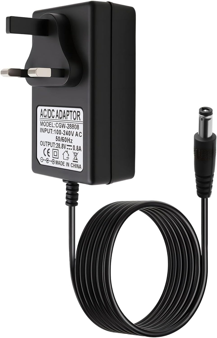 28.8V for Shark Hoover Charger Replacement Power Supply Adapter for Shark Cordless Stick Vacuum IZ202UK IZ202UKT IZ252UK IZ252UKT IZ201UK IZ103UKGB IF202 IF250 IF200UKT IR141 IR200 X40 ION F80 Battery