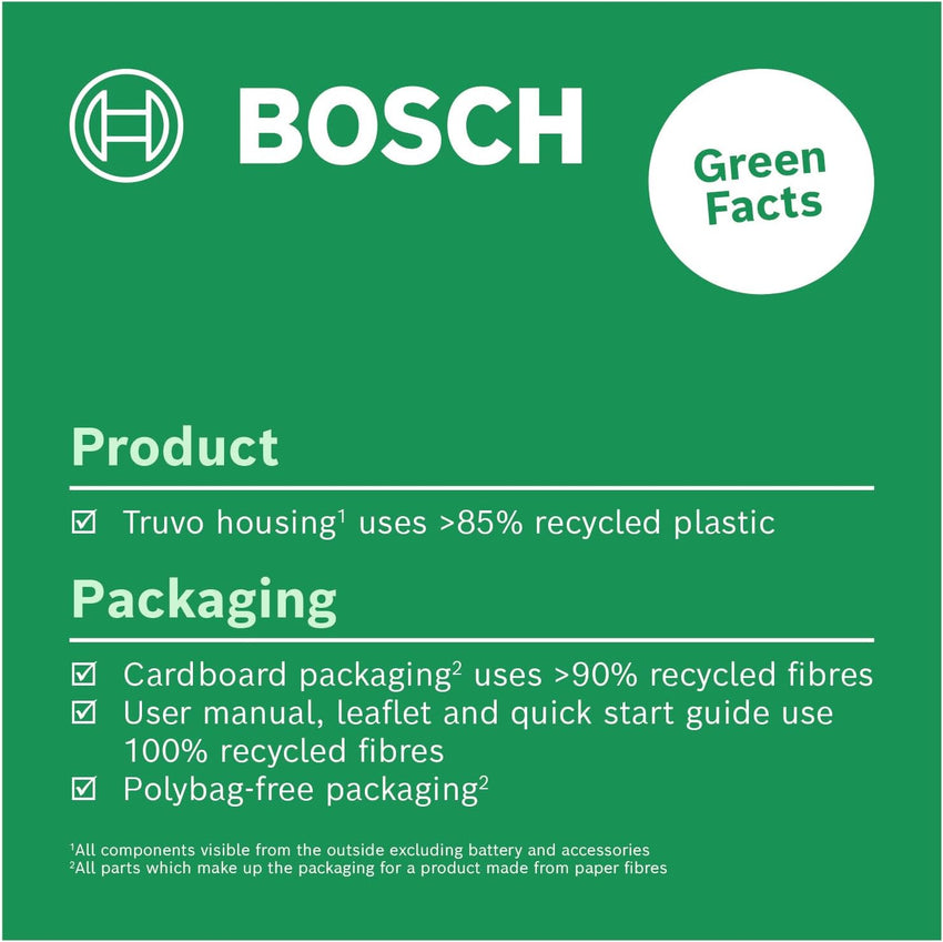 Bosch Detector Truvo 2nd gen. Easy one-Button handling, Simple Detection of Live Cables & Metal wall Scanner up to 70mm, Duracell batteries included