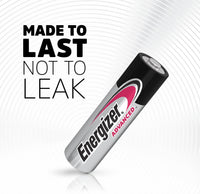 Energizer Advanced - AA Batteries (12 Pack) - Double A Battery 1.5V - Up To 100% Longer Lasting - Ideal for High-Drain Devices - 0% Plastic Packaging - 10 Year Shelf Life [Amazon Exclusive]