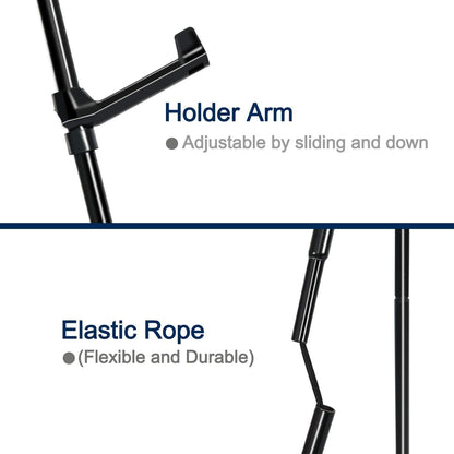 3-Pack Black Easel Stand Adjustable Collapsible Floor Easel â Lightweight Metal