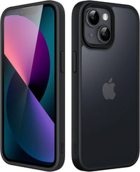 JETech Matte Case for iPhone 13, Black