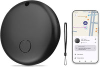 [Android Systems, High Accuracy] Anti-Lost Tag, Small Smart Tag, Android Tracker, Compatible with âFind My Deviceâ App (AndroidOnly) for Keys, Wallet, Luggage (Black-1)