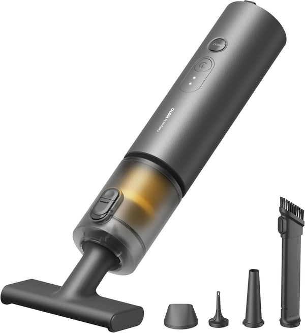 HOTO Handheld Car Vacuum Cleaner Cordless, READ DESC 4-in-1 Portable Mini Vacuum with 20000Pa Strong Suction, Electric Compressed Air Duster Blower for Car, Desk, Computer, Keyboard, Home, Office Cleaning