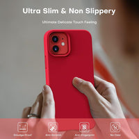 TOCOL Silicone for iPhone 13 Pro Case 6.1-Inch, Liquid Silicone Multi-Color Slim Silky-Soft Touch Anti-Scratch Shockproof Protective Phone Cover, Alpine Green