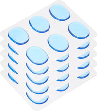 Drum Dampeners Gel Pads Silicone Mute Pads â Blue 30x25x3mm 30 Pcs