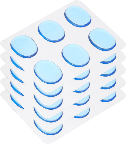 Drum Dampeners Gel Pads Silicone Mute Pads â Blue 30x25x3mm 30 Pcs