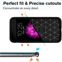 3-in-1 Case with Tempered Glass with Phone holder Ring for Samsung Galaxy A03 Core Case Screen Protector for Samsung Galaxy A03 Core, Slim Fit Soft TPU Shockproof Anti-Scratch Phone Case Cover - Black