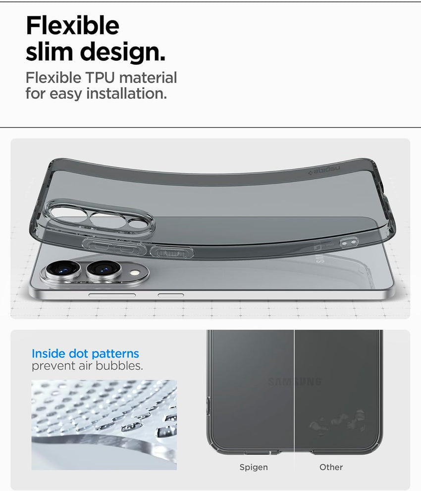 Spigen Liquid Crystal Case Compatible with Samsung Galaxy S25 Edge - Space Crystal