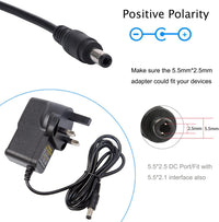 12V 0.5A Power Supply UK - COLM AC 100-240V to DC 12V 500mA Power Adapter Charger 6W Led Driver for CCTV Security Camera Router/Set-top Box/Anti-mosquito