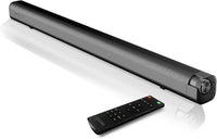 LEADSIGN Soundbar for TV, 120W Sound Bar with Subwoofer Strong Bass Surround Sound System TV Speaker 37inch(Support Bluetooth/HDMI/Optical/Aux/Coaxial/USB Connection)