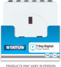 Digital 7-Day Programmable Timer Switch Weekly Lighting â White UK Plug