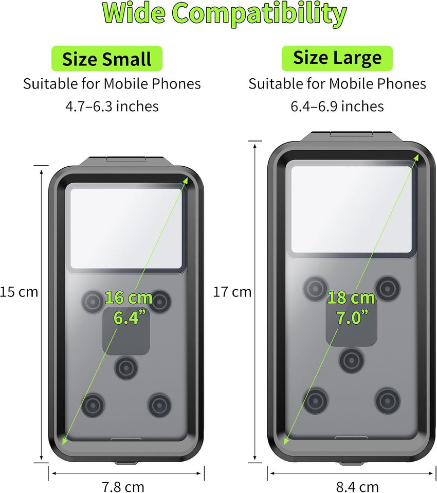 Bike Phone Mount Anti-Theft Waterproof Shockproof Lock/Unlock â Universal