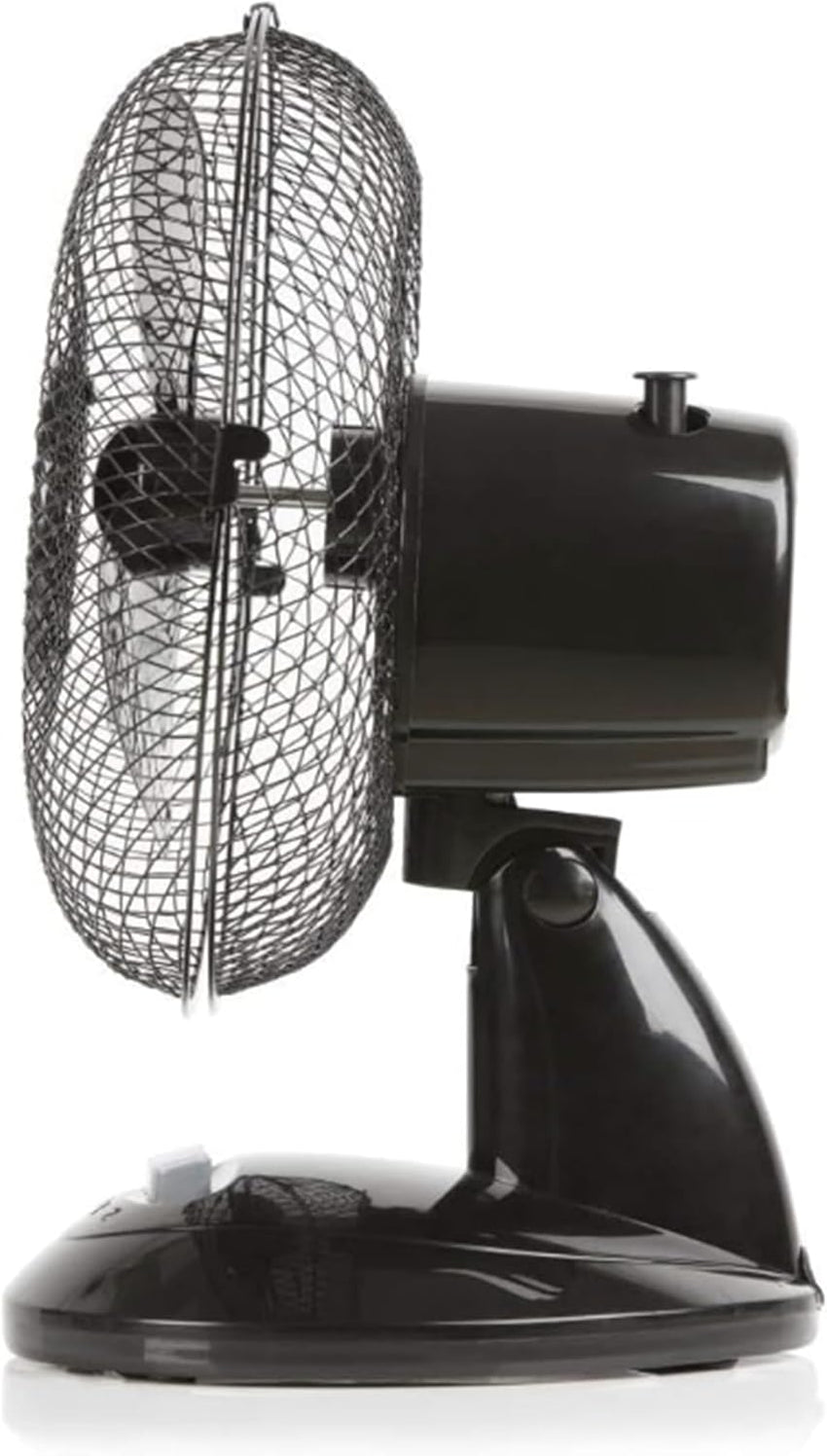 Signature 9â 2 Speed Desk Fan with Oscillation, Adjustable Tilt, Black, S40008B