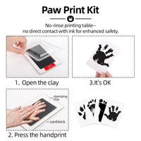 Baby Hand & Footprint Kit with Ink Pads and Cards Ã¢ÂÂ Keepsake Gift Set Black