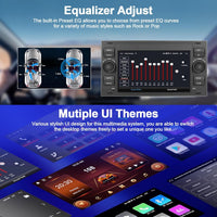 CAMECHO 2G+64G Android 13 Car Stereo for Ford Fiesta Focus Kuga Transit Connect Mondeo Smax with Wireless Carplay Android Auto 7" Touch Screen Bluetooth Car Radio with GPS WiFi FM RDS Reversing Camera