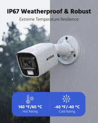 ANNKE 1080P Add-on CCTV Camera, Hi-Resolution Home Security Camera for Surveillance System, IP66 Weatherproof Indoor Outdoor, Long Distance Night Vision