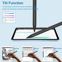 TQQ Pencil for iPad (2018-2025), Pixel-Perfect Precision, Tilt Sensitivity & 2X Faster Charge, Compatible Apple iPad 11/10/9/8/7/6th Gen, Pro 12.9/11/13 Inch M4, Air 3/4/5/M2/M3, Mini 5/6