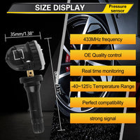 Tyre Pressure Monitoring Sensors 3Pcs Compatible with ford Black