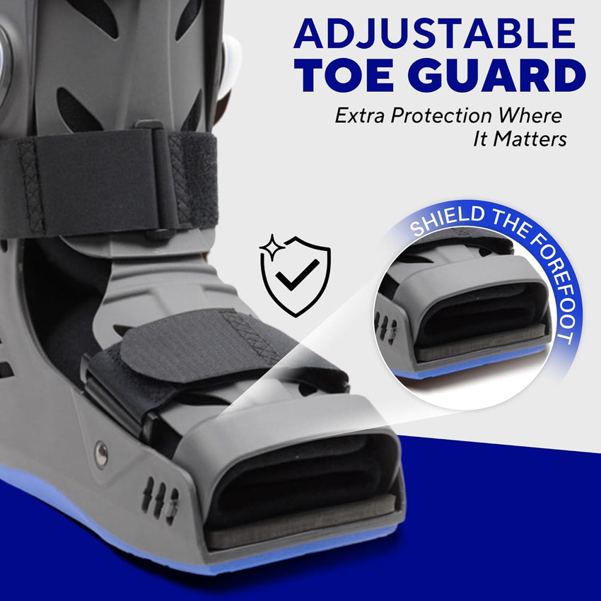 THUASNE XLR8 - Full Shell Pneumatic Tall Air Walker Fracture Boot - CE Medical Device (L)