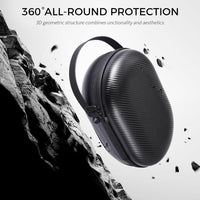 Junfire Hard Carrying Case for Apple Vision Pro, Accessories VR Headset Storage Case Durable Travel Case with Advanced Protective Features, Heavy-Duty EVA Protection, Black