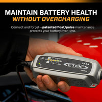 CTEK XS 0.8 Amp Smart Battery Charger 12V - Automatic Trickle Charger & Battery Maintainer for Motorcycles, ATVs, Jet Skis, Lawn Mowers, and Small Vehicles - UK Model