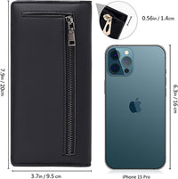 Women's Ultra Slim Leather RFID Blocking Card Holder Bifold Wallet Ã¢ÂÂ Slim
