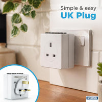 Digital 7-Day Programmable Timer Switch Weekly Lighting â White UK Plug