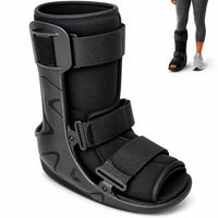 BODYTONIX Walker Fracture Boot - Short and Compact Ankle Support Boot Brace for Sprained Ankle, Post-Op Recovery and Fractures | Right or Left Foot (UK 3-5)