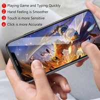 [4 in 1] Case Compatible with Redmi Note 12 5G Cover with 3 Pack Tempered Glass Screen Protector for Redmi Note 12 5G, Slim Fit Soft TPU Shockproof Anti-Scratch Phone Case Cover - Black