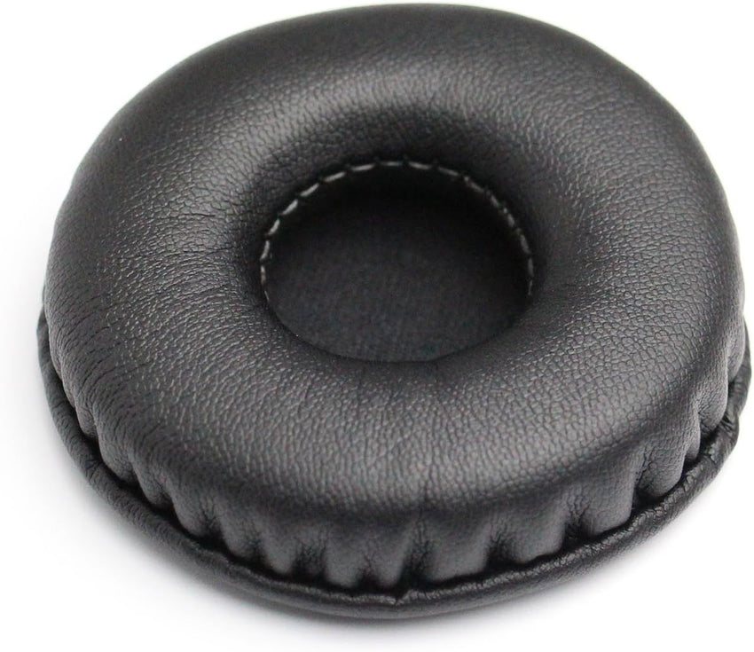 Replacement Earpads Leather Ear Cushions Spare Ear Pads Kit fit for Universal Diameter 55MM(1Pair Black)