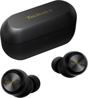Technics EAH-AZ100E-K Wireless Earbuds with Noise Cancelling, Multipoint Bluetooth, Voice Focus AI, Comfortable In-Ear Headphones, Black