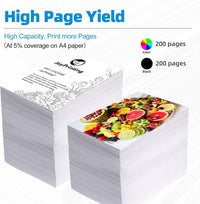 JoyPrinting LC-421 Ink Cartridges for Brother LC421 LC-421 Ink Cartridges Multipack for Brother DCP-J1050DW MFC-J1010DW DCP-J1140DW (1 Black,1 Cyan,1 Magenta,1 Yellow, 4-Pack)