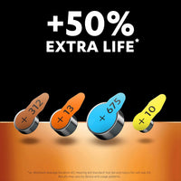 Duracell size 312 Hearing Aids batteries (pack of 60) +50% Extra Life, Easy Installation, 100% recyclable packaging, guaranteed 4 years in storage
