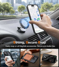 TORRAS [Invisible Titanium Stand for iPhone 15 Case [12FT Military Shockproof ] [TOP N56 Magnets] [20W Fast Charging] Truly Completely Flat & Slim Case iPhone 15 Cover - Pstand Black