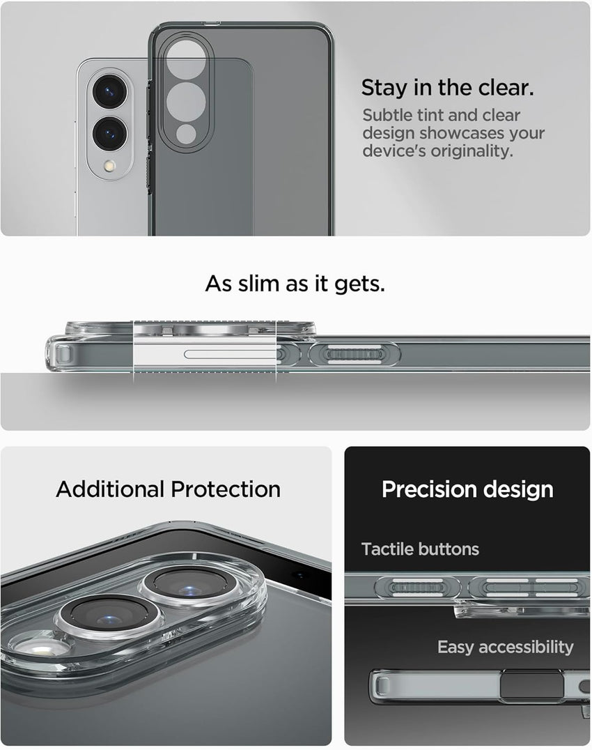 Spigen Liquid Crystal Case Compatible with Samsung Galaxy S25 Edge - Space Crystal