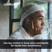 Sony LinkBuds Fit - Truly Wireless Noise Cancelling Bluetooth Earbuds - All Day Comfort, IPX4, Hi-Res Audio, Ambient Sound Mode, 21Hrs Battery Life, Multipoint Connection, iOS & Android - Black
