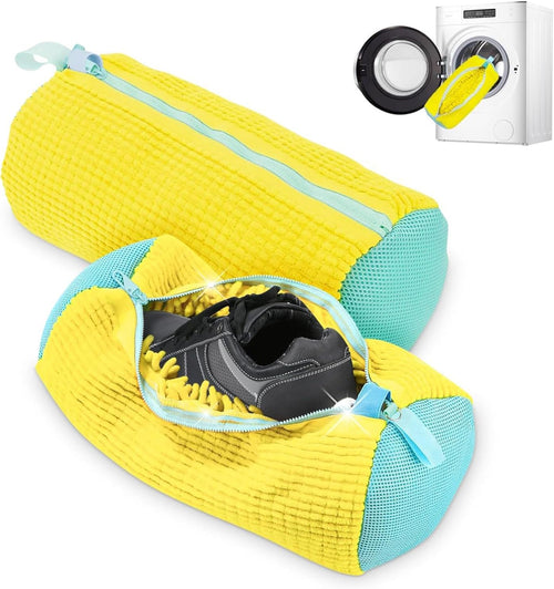 Shoe Washing Machine Bag 360Â° Deep Cleaning Laundry Bag with Zipper â Portable